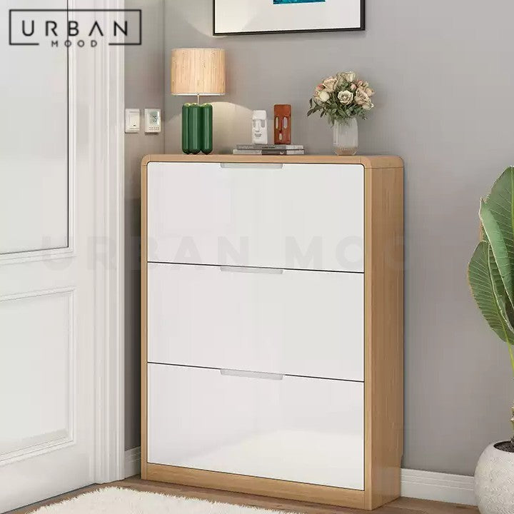 PANEL Modern Ultra Slim Shoe Cabinet