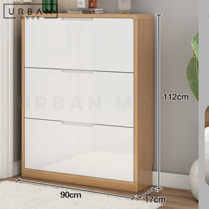 PANEL Modern Ultra Slim Shoe Cabinet