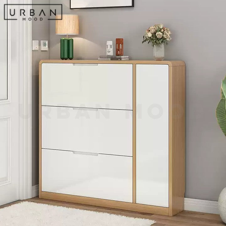PANEL Modern Ultra Slim Shoe Cabinet