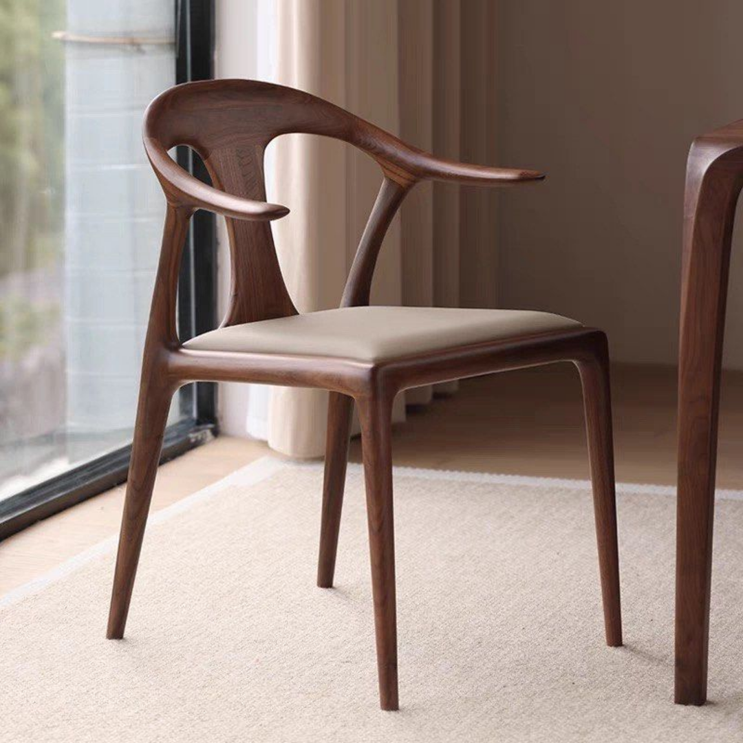 PANO Modern Solid Wood Dining Chair - Urban Mood Singapore