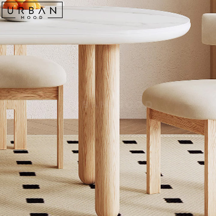 PANTON Japandi Sintered Stone Dining Table