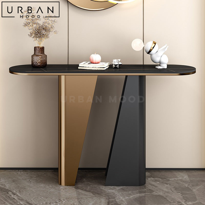 PAOLO Modern Sintered Stone Console Table