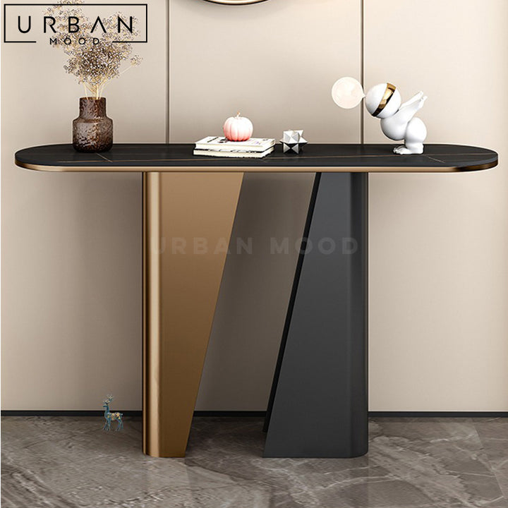 PAOLO Modern Sintered Stone Console Table