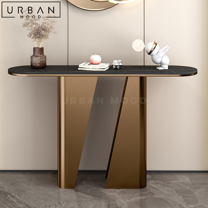 PAOLO Modern Sintered Stone Console Table