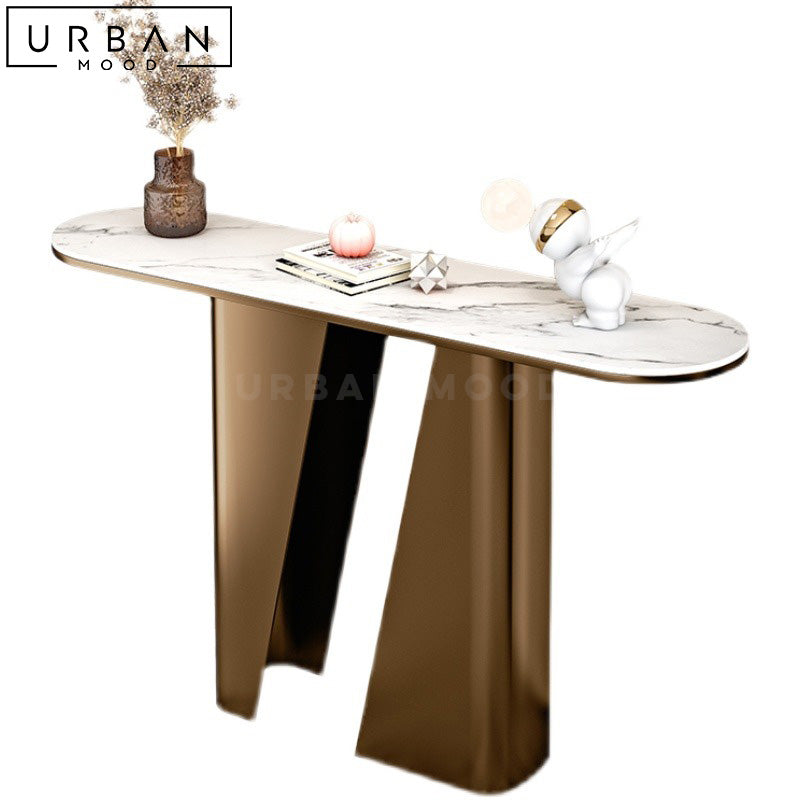PAOLO Modern Sintered Stone Console Table