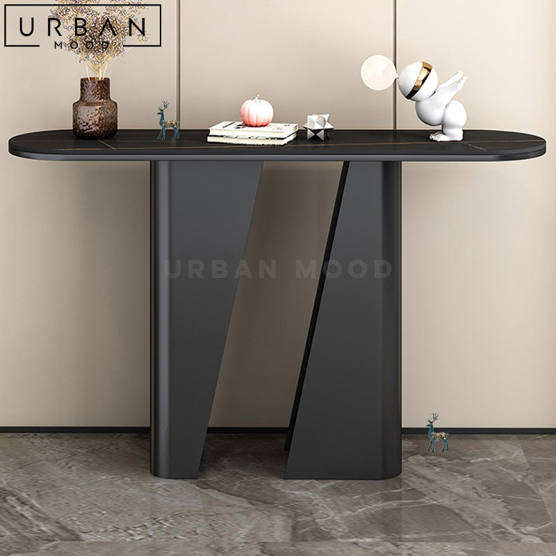 PAOLO Modern Sintered Stone Console Table