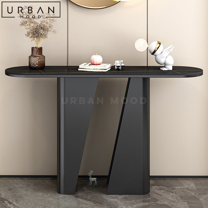 PAOLO Modern Sintered Stone Console Table