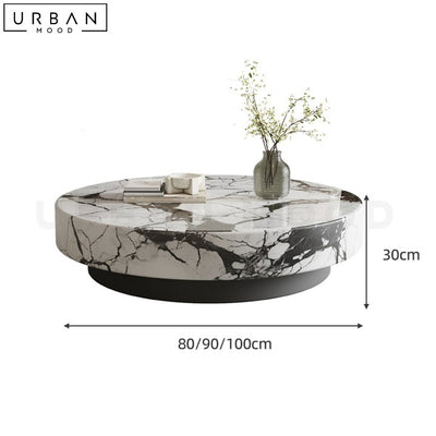 PARVE Round Marble Coffee Table