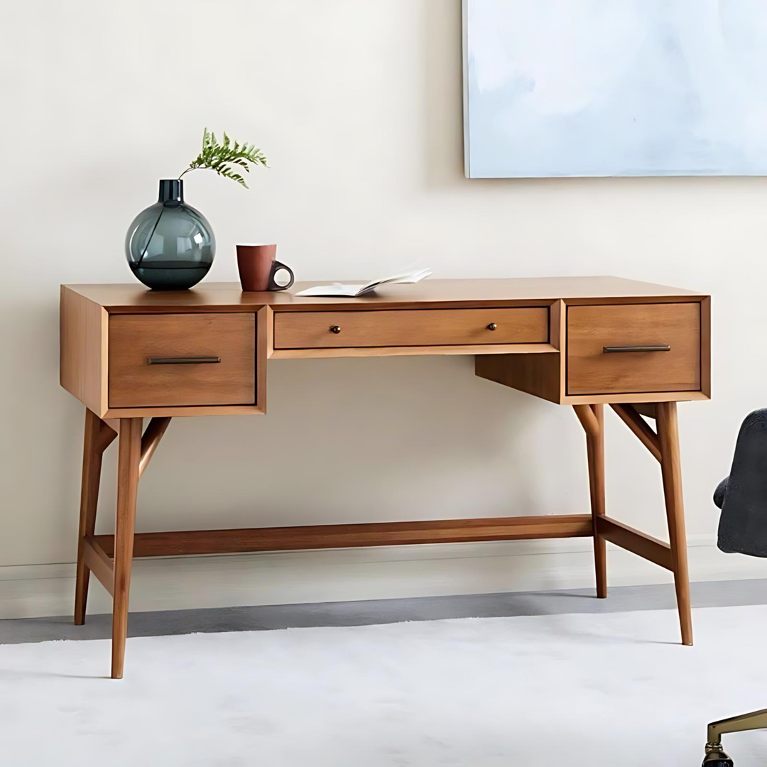 PASSAGE Modern Solid Wood Study Table - Urban Mood Singapore