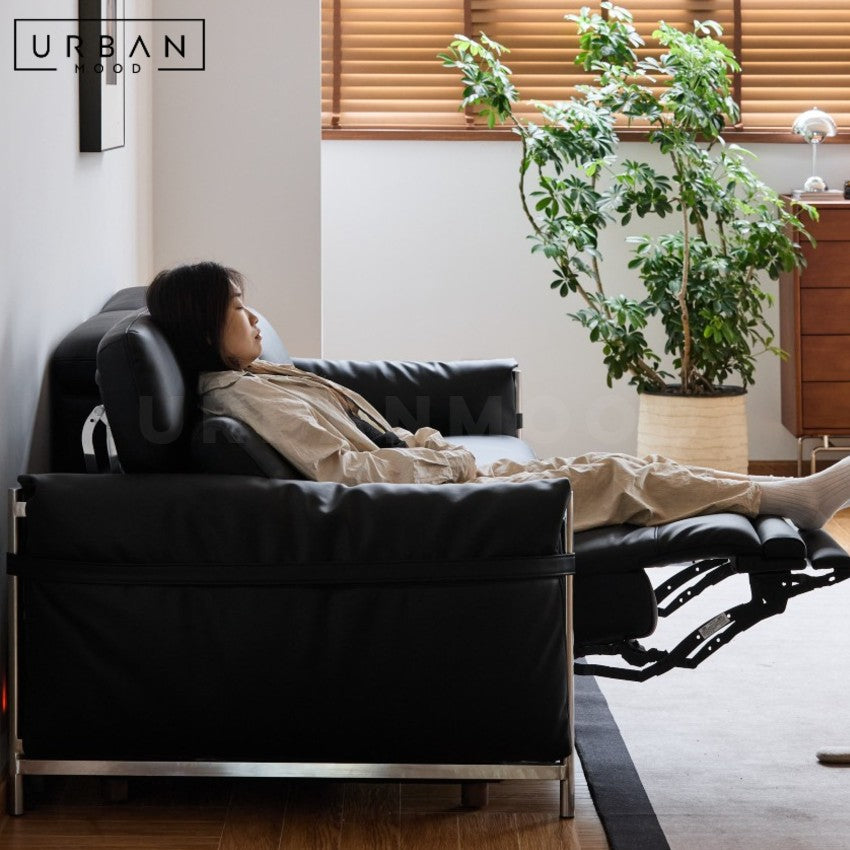 PATINA Modern Electric Leather Sofa