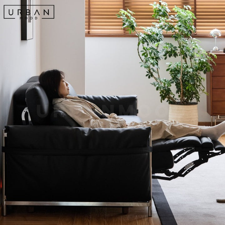 PATINA Modern Electric Leather Sofa