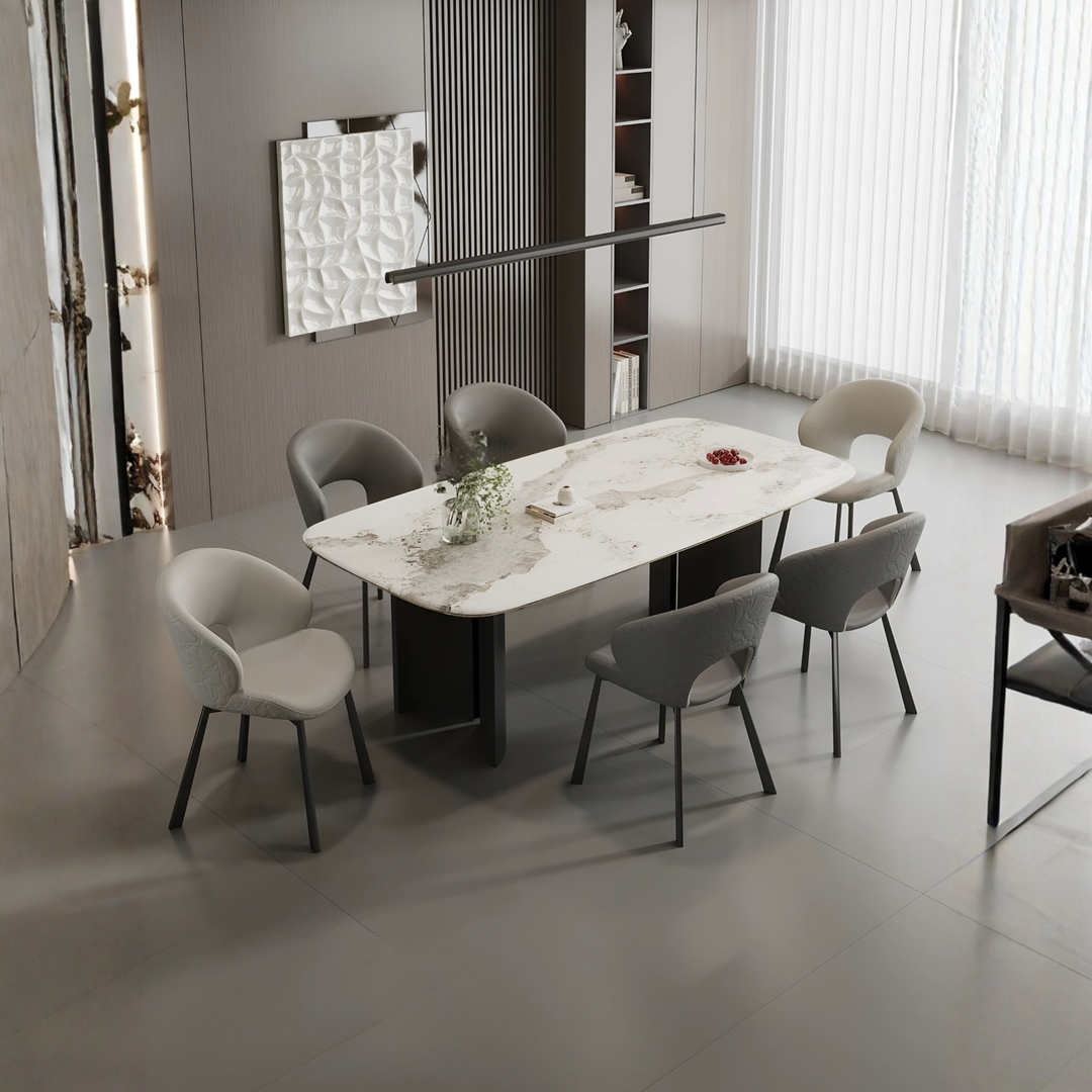 PEMBERTON Modern Scratch Proof Leather Dining Chair - Urban Mood Singapore