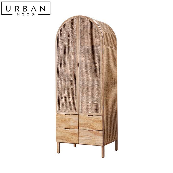 PEP Japandi Rattan Cabinet