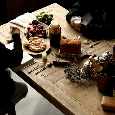 PERRY Rustic Solid Wood Table