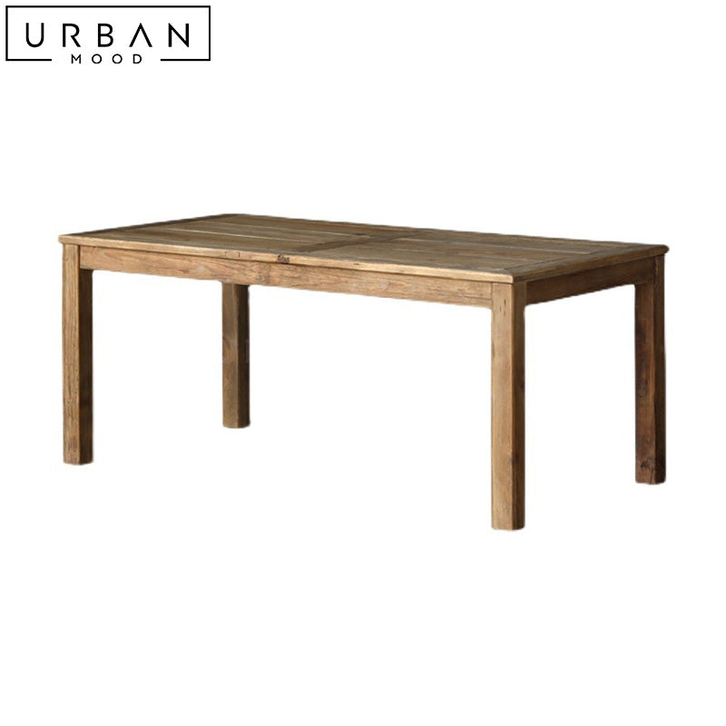 PERRY Rustic Solid Wood Table