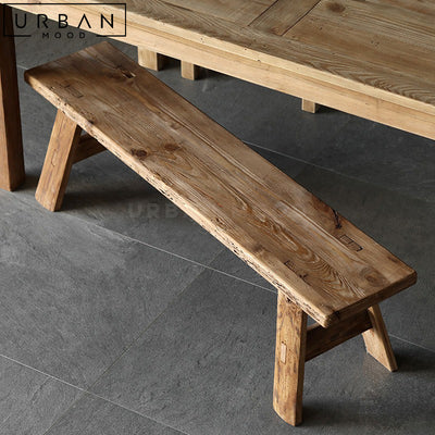 PERRY Rustic Solid Wood Table