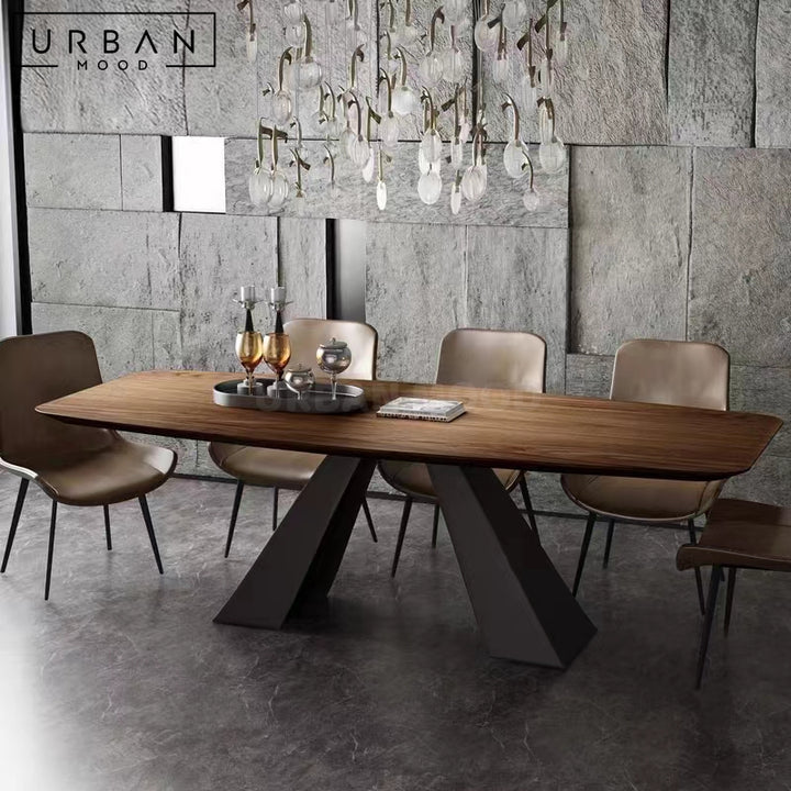 PERSIE Modern Solid Wood Dining Table