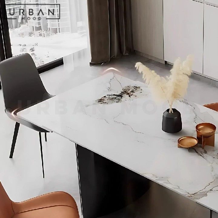 PESKOV Modern Sintered Stone Extendable Dining Table