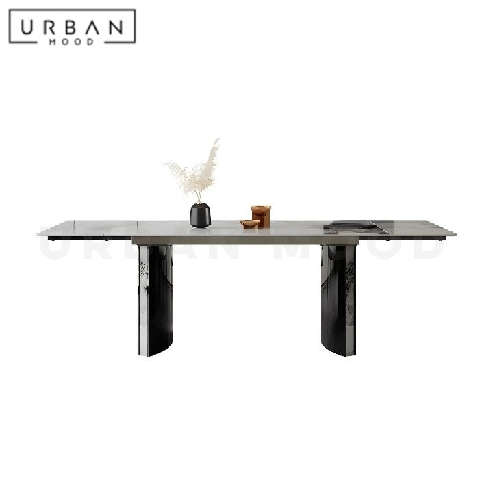 PESKOV Modern Sintered Stone Extendable Dining Table