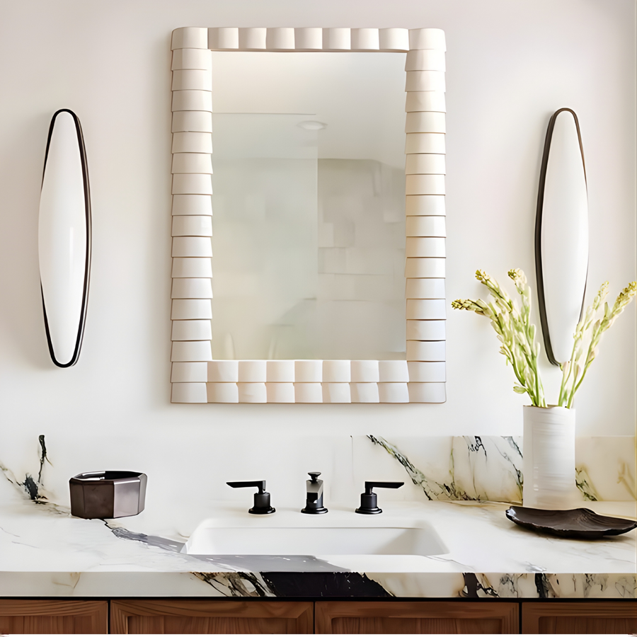 PETRAVA Modern French Wall Mirror - Urban Mood Singapore