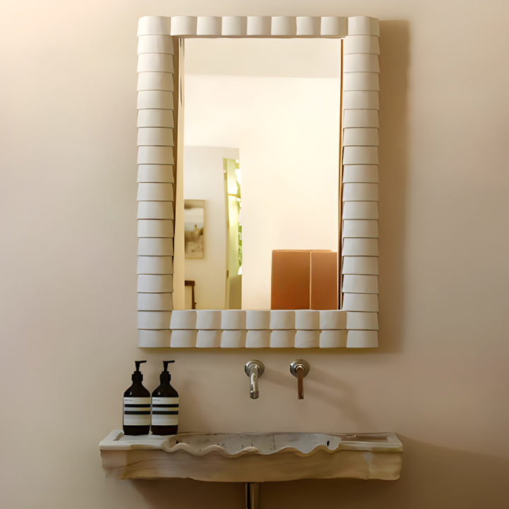 PETRAVA Modern French Wall Mirror - Urban Mood Singapore