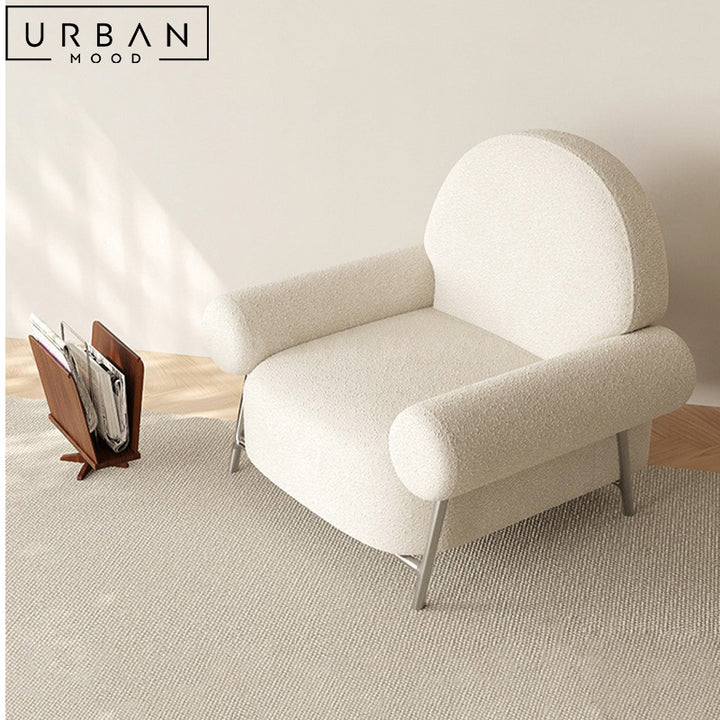 PETRON Modern Boucle Armchair