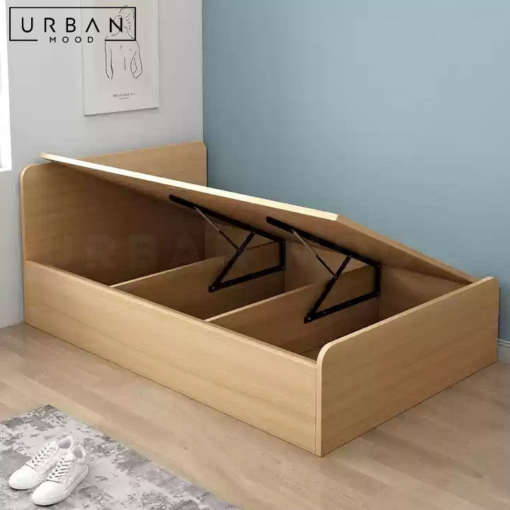 BUNNER Modern Storage Bedframe