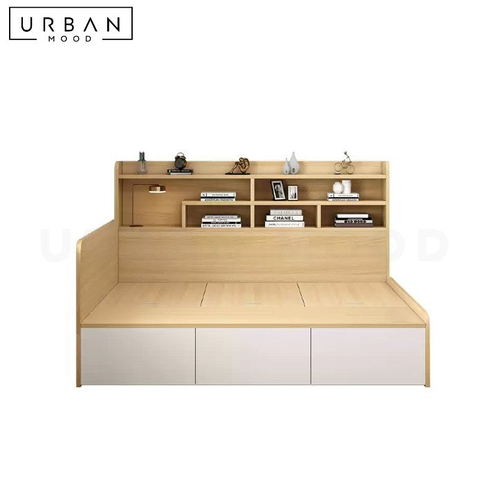 BUNNER Modern Storage Bedframe