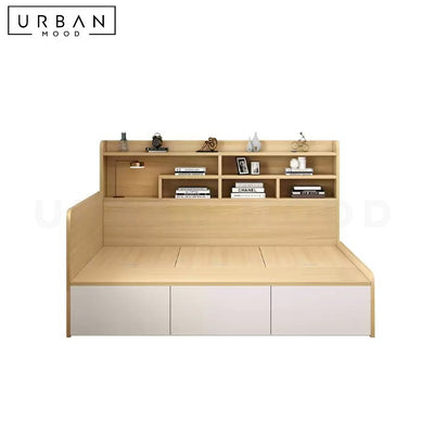 BUNNER Modern Storage Bedframe