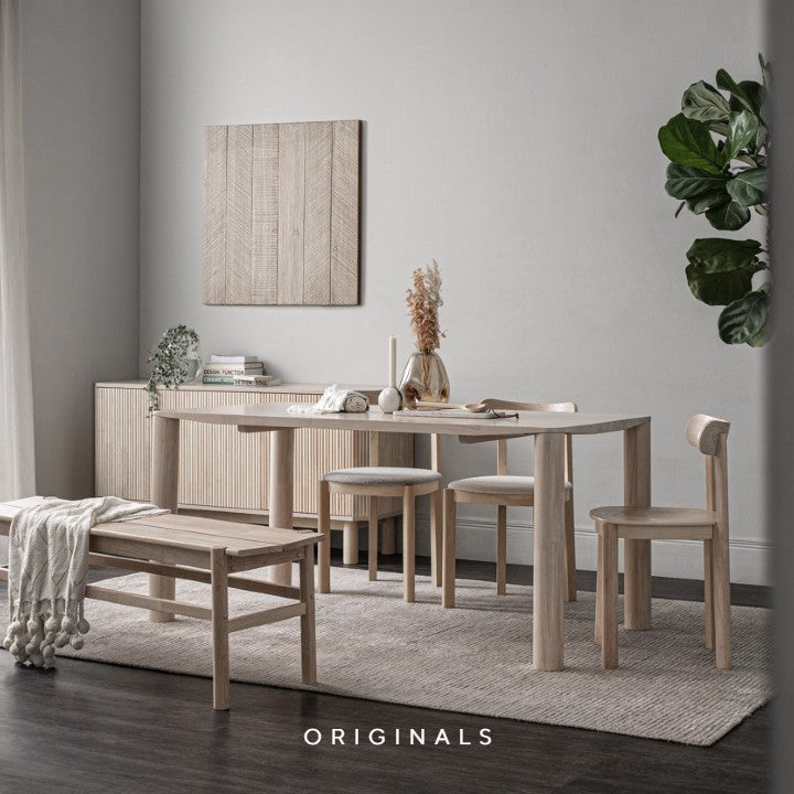 PROPHET Modern Solid Wood Dining Bench