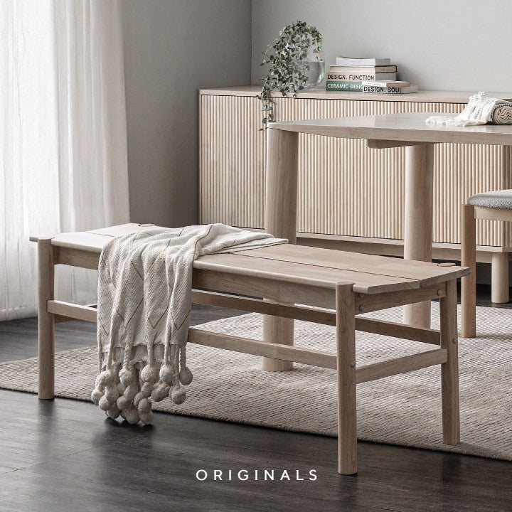 PROPHET Modern Solid Wood Dining Bench