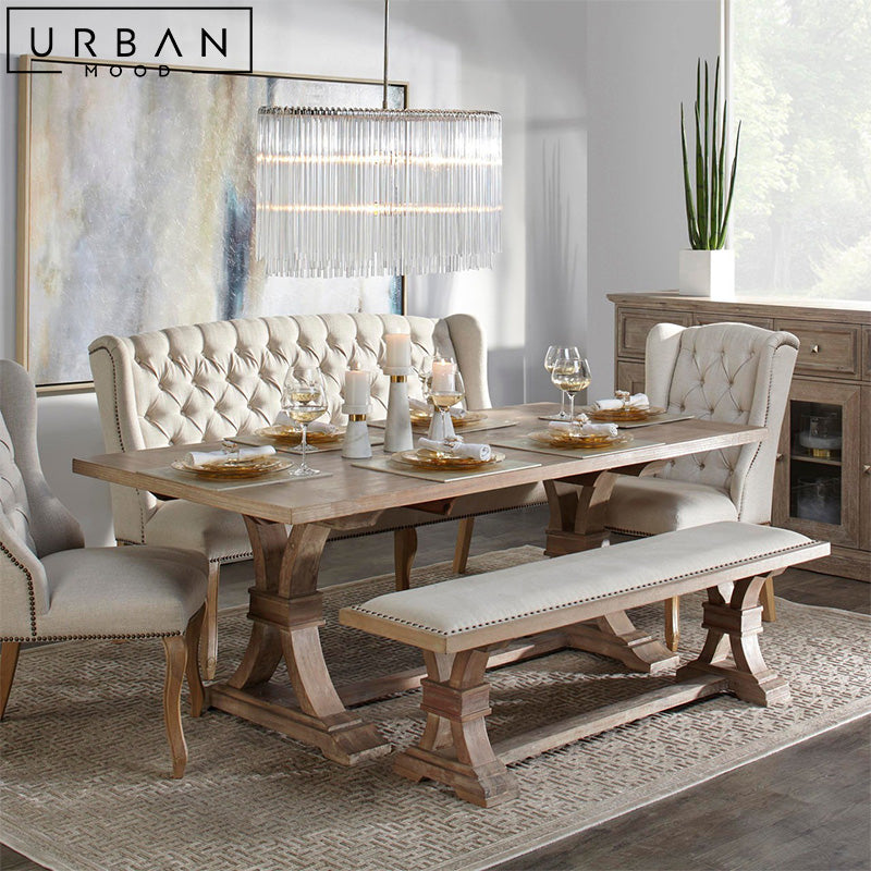 PIER Vintage Solid Wood Dining Table – Urban Mood