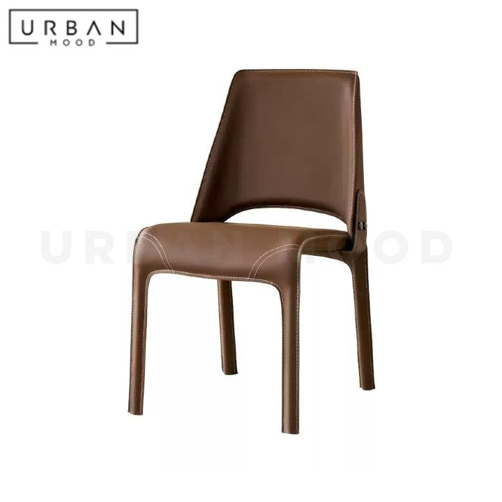PIETERS Modern Leather Dining Chair