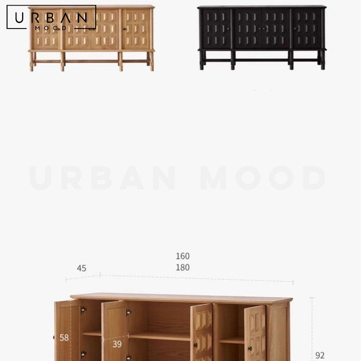 PILAR Modern Solid Wood Sideboard