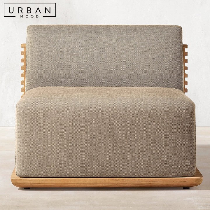 PINZON Modern Teak Outdoor Sofa