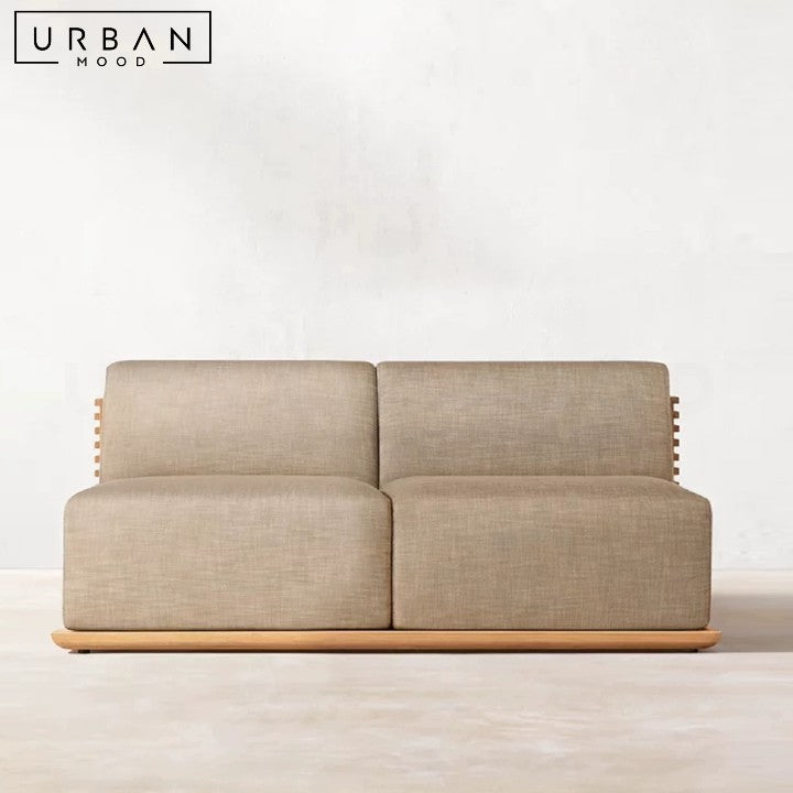 PINZON Modern Teak Outdoor Sofa