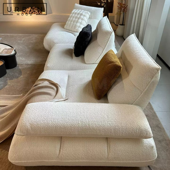 PIRKER Modern Electric Boucle Sofa