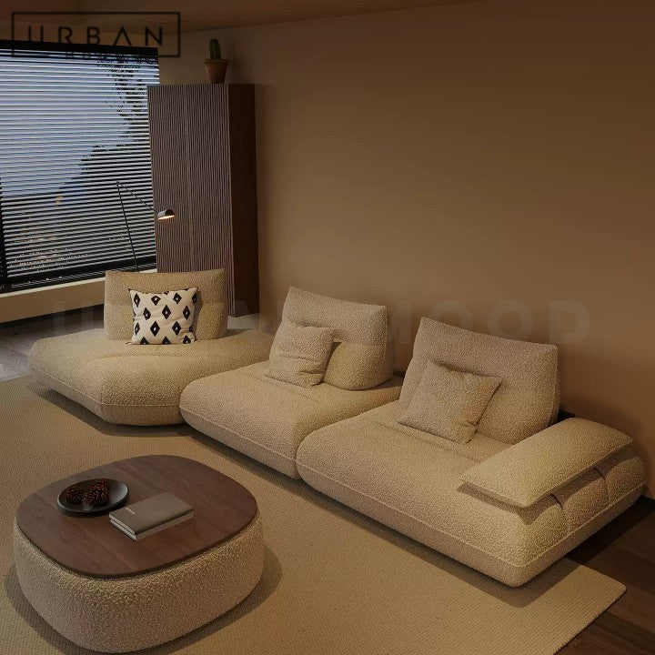 PIRKER Modern Electric Boucle Sofa