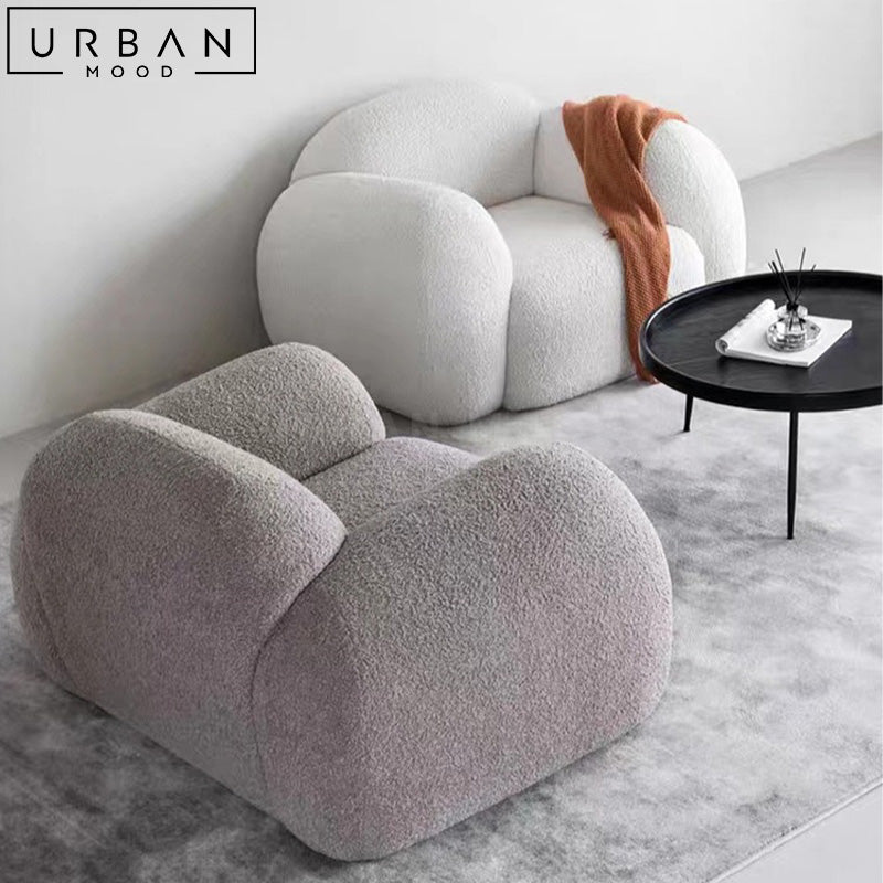PISA Modern Boucle Sofa