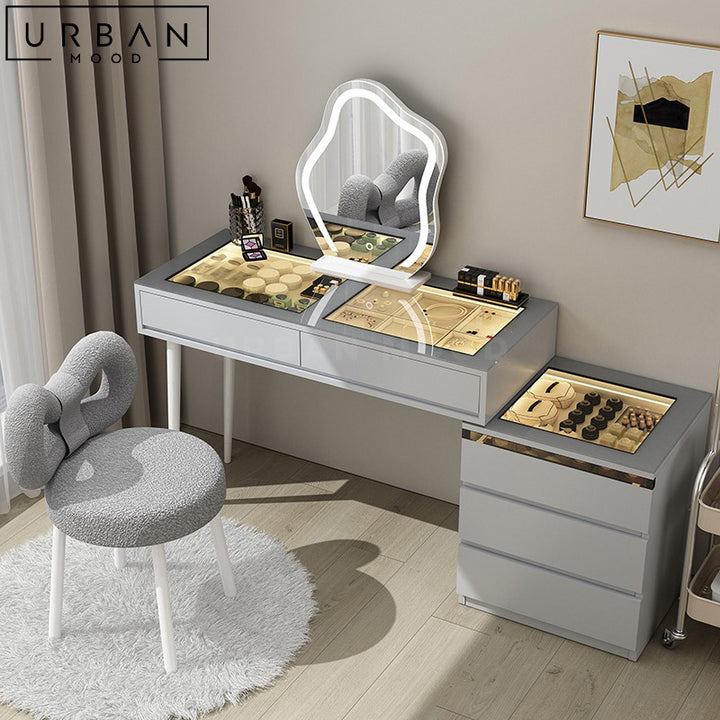 PISAN Modern Vanity Table Set