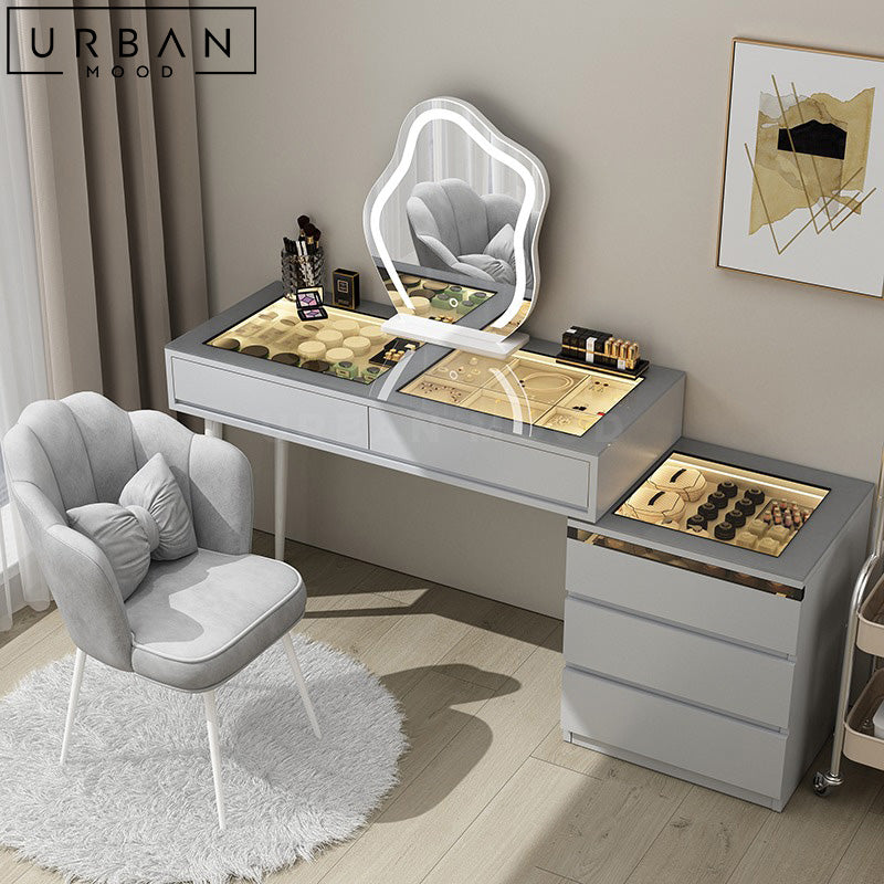 PISAN Modern Vanity Table Set