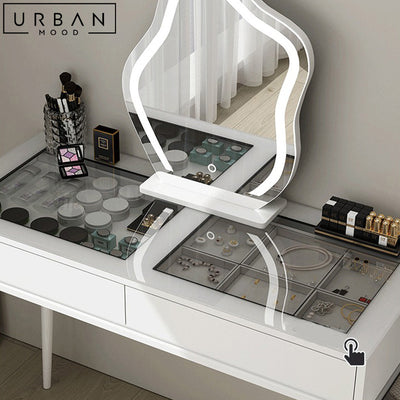 PISAN Modern Vanity Table Set