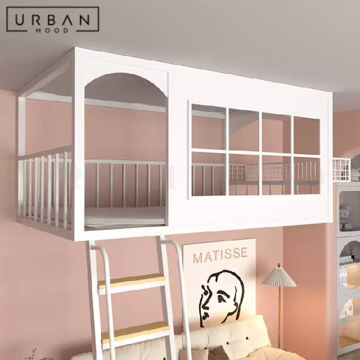 PLANK Modern Children's Loft Bedframe