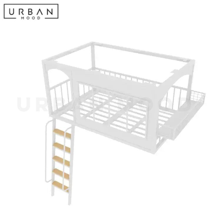 PLANK Modern Children's Loft Bedframe