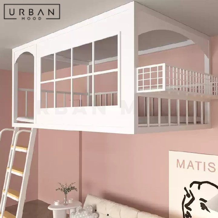 PLANK Modern Children's Loft Bedframe