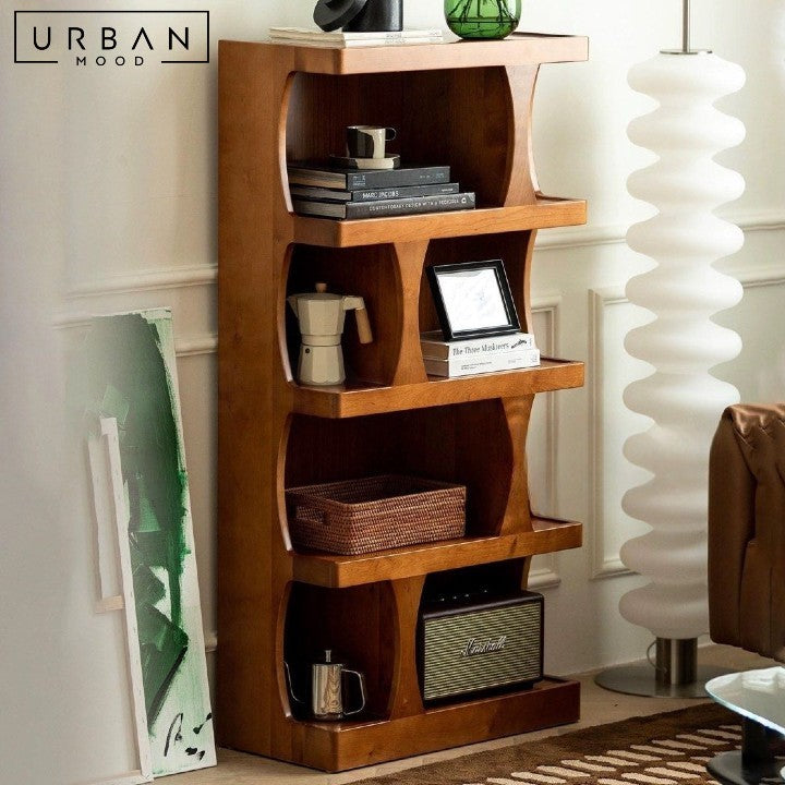 JOLA Modern Solid Wood Display Shelf