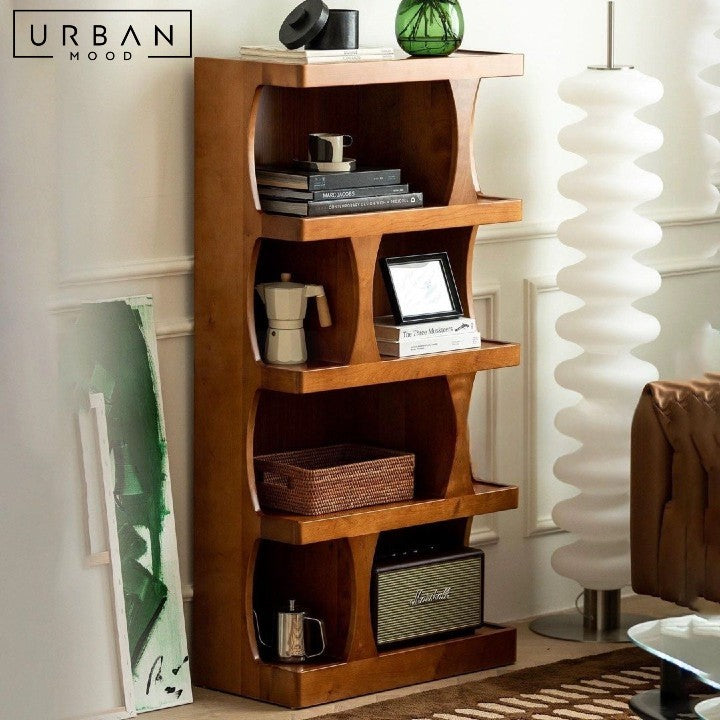 JOLA Modern Solid Wood Display Shelf