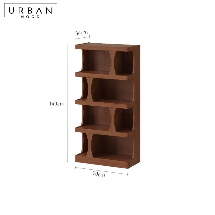 JOLA Modern Solid Wood Display Shelf