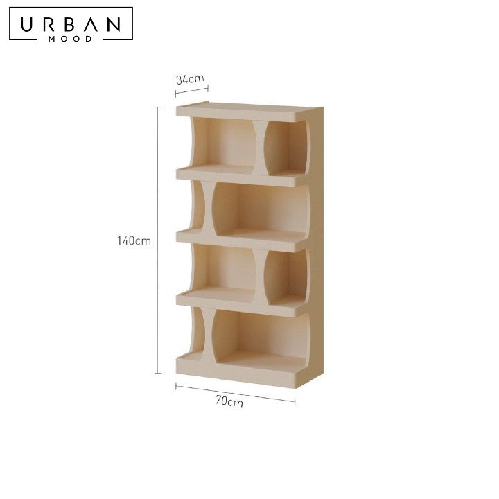 JOLA Modern Solid Wood Display Shelf