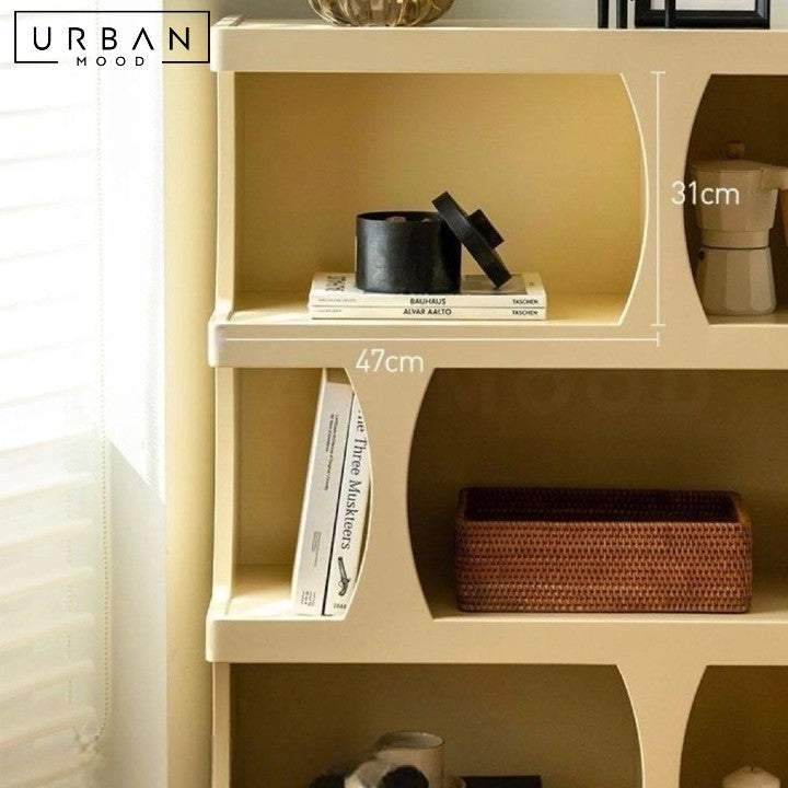 JOLA Modern Solid Wood Display Shelf